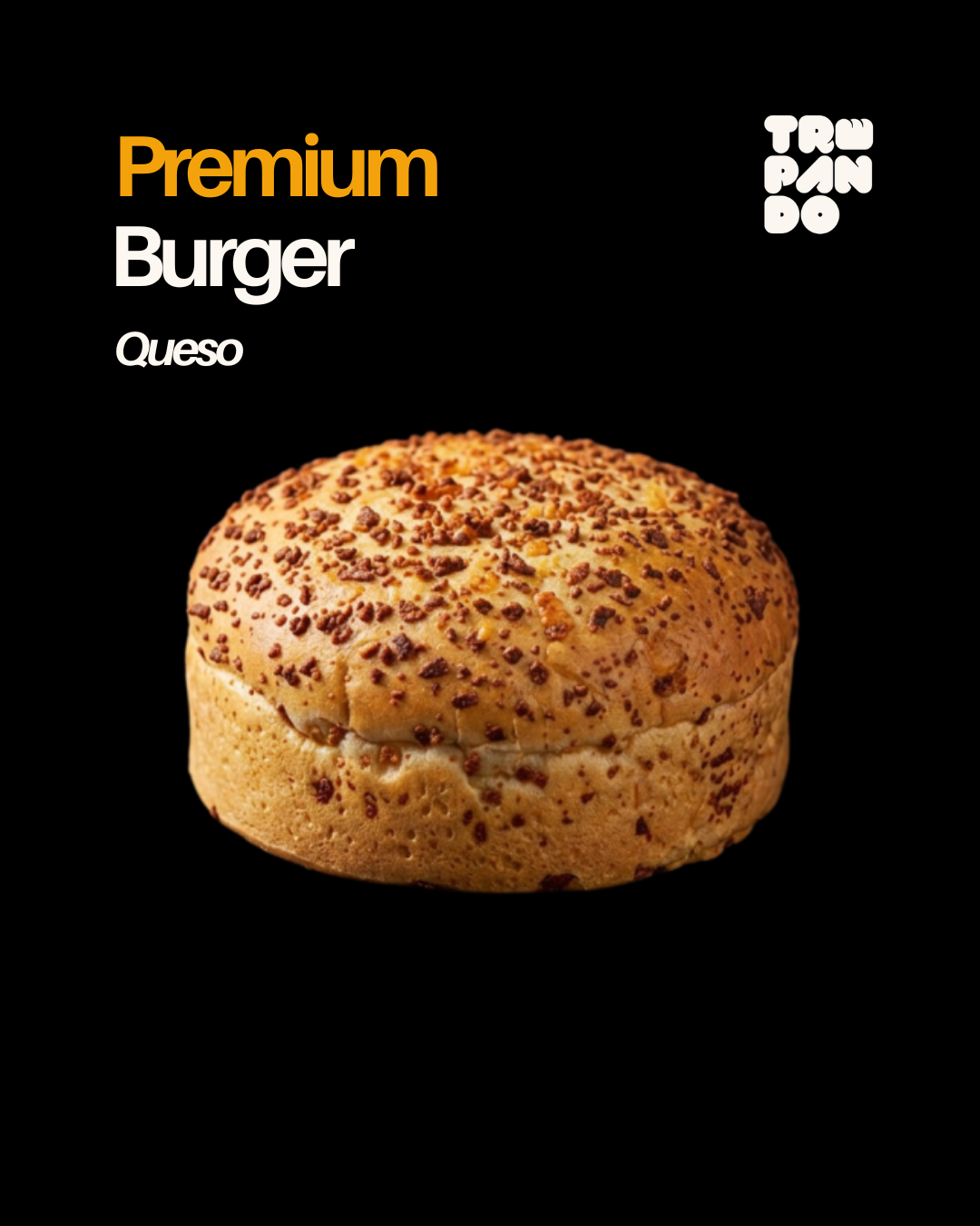 Pan brioche Burger Premium con queso